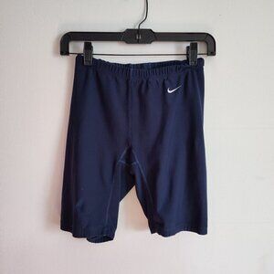 Boys SZ M (8-10) Nike Navy Bike Shorts